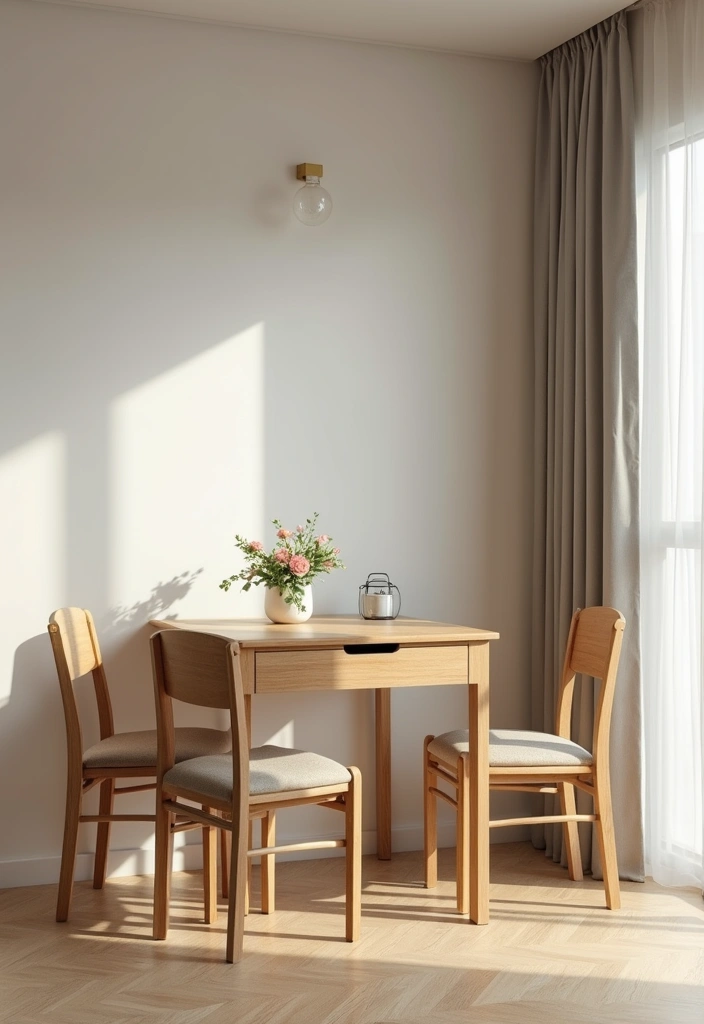 30+ Small Studio Apartment Ideas That Maximize Style and Function 17 30+ Small Studio Apartment Ideas That Maximize Style and Function - 17. Foldable and Expandable Furniture