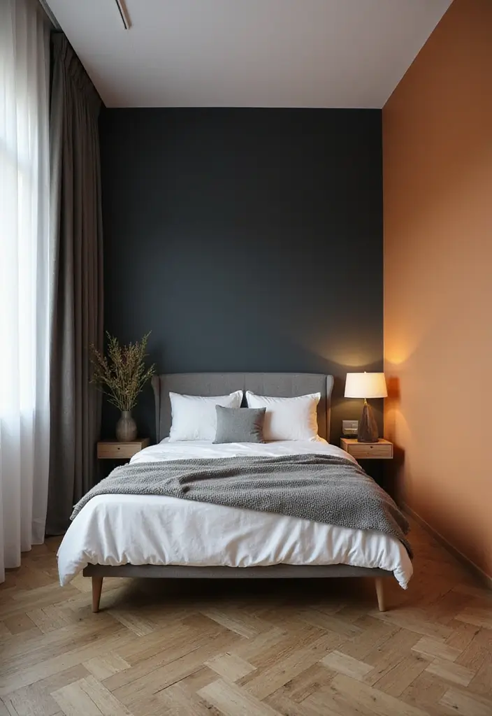 30+ Small Studio Apartment Ideas That Maximize Style and Function 21 30+ Small Studio Apartment Ideas That Maximize Style and Function - 21. Use Color to Create Depth