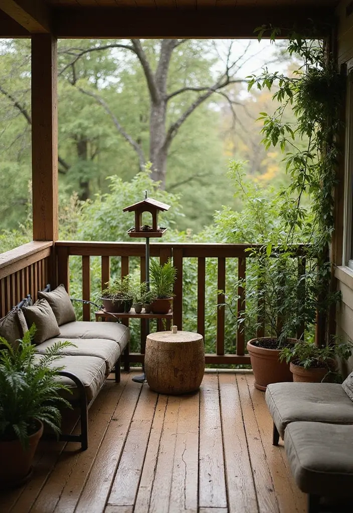 25 Apartment Balcony Inspirations That Feel Like an Outdoor Oasis - 18. Nature Viewing Platform