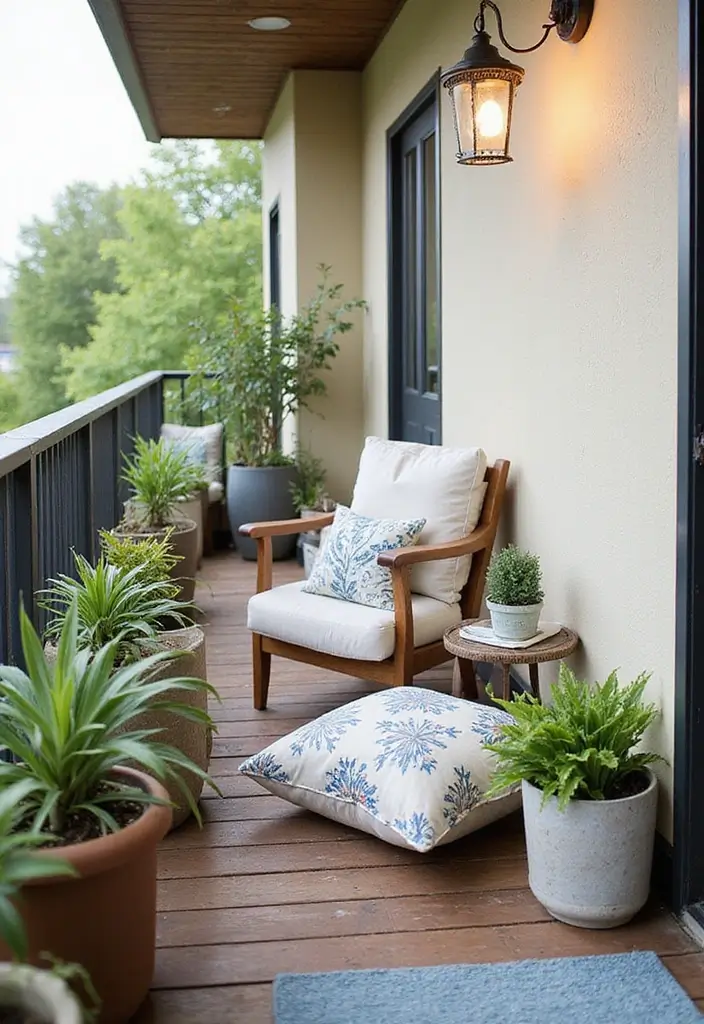25 Apartment Balcony Inspirations That Feel Like an Outdoor Oasis - 20. DIY Decor
