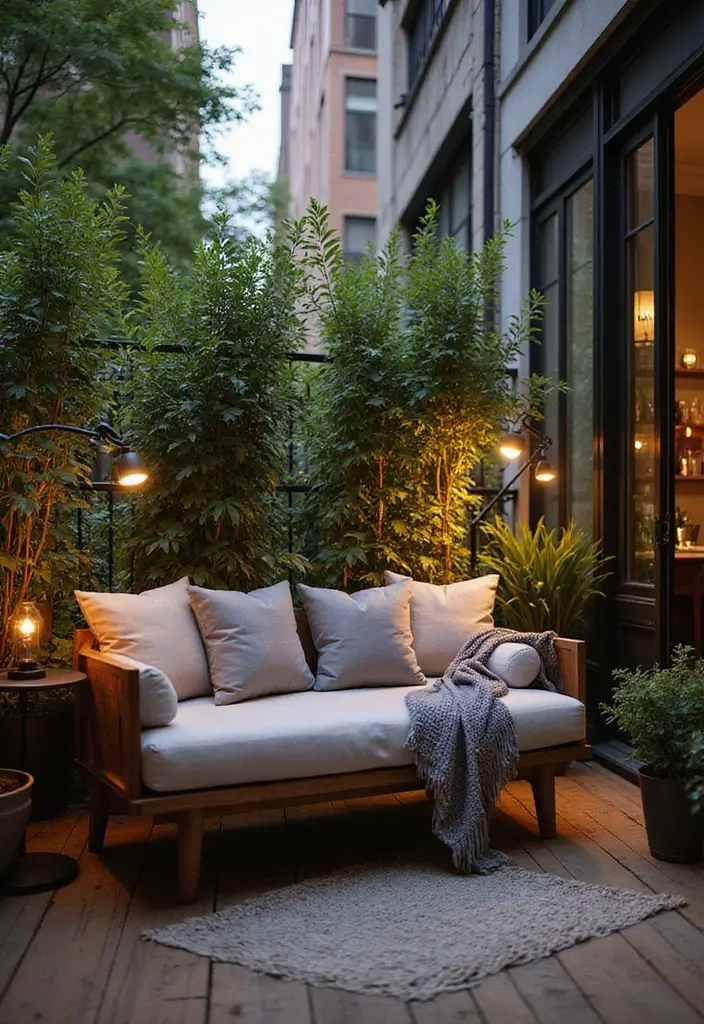 25 Apartment Balcony Inspirations That Feel Like an Outdoor Oasis - 7. Urban Retreat