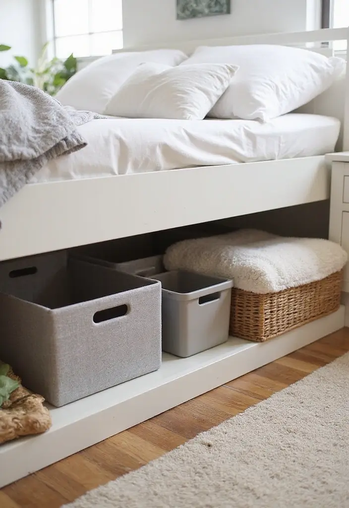 25 Apartment Decorating Hacks to Transform Any Small Space 11 25 Apartment Decorating Hacks to Transform Any Small Space - 11. Utilize Under-Bed Storage