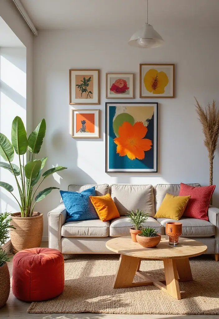 25 Apartment Decorating Hacks to Transform Any Small Space 13 25 Apartment Decorating Hacks to Transform Any Small Space - 13. Use Colorful Accent Pieces