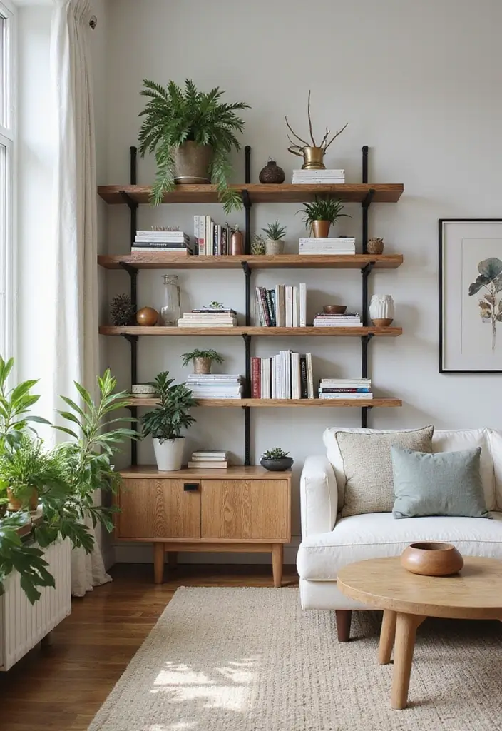 25 Apartment Decorating Hacks to Transform Any Small Space 2 25 Apartment Decorating Hacks to Transform Any Small Space - 2. Go Vertical with Shelving