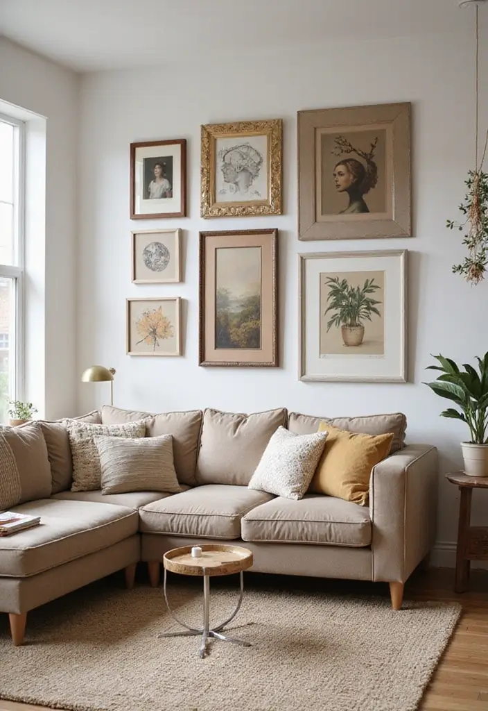 25 Apartment Decorating Hacks to Transform Any Small Space 20 25 Apartment Decorating Hacks to Transform Any Small Space - 20. Personalize with Art
