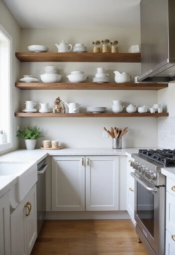 25 Apartment Decorating Hacks to Transform Any Small Space 24 25 Apartment Decorating Hacks to Transform Any Small Space - 24. Embrace Open Shelving