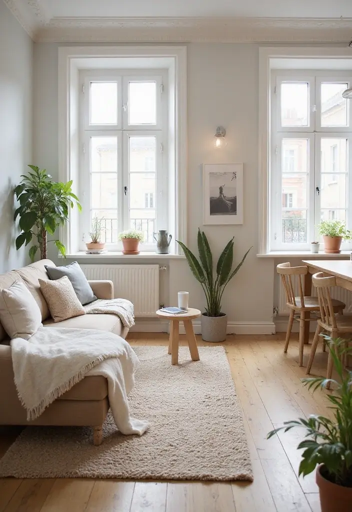 25 Modern Apartment Decor Styles That Feel Fresh and Chic - 1. Scandinavian Simplicity