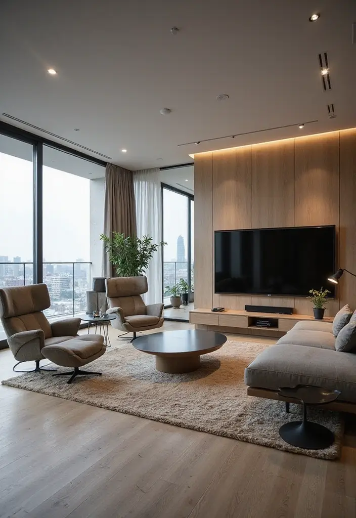 25 Modern Apartment Decor Styles That Feel Fresh and Chic - 15. Tech-Integrated Spaces