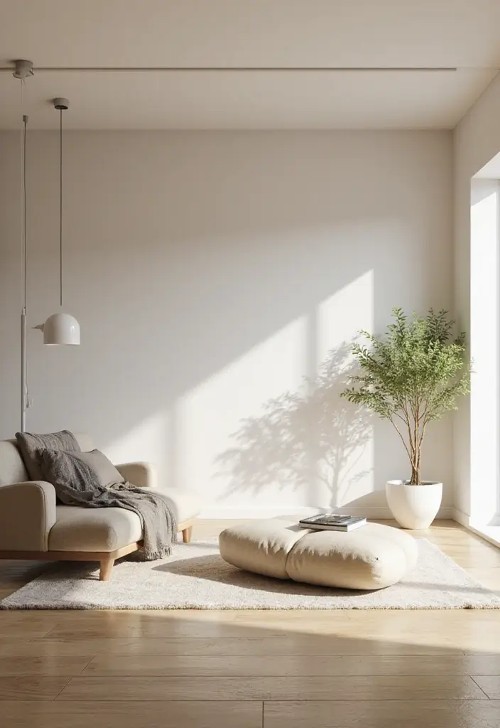 25 Modern Apartment Decor Styles That Feel Fresh and Chic - 16. Zen Minimalism