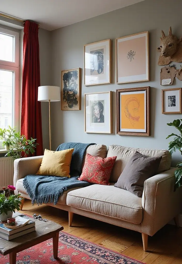 25 Modern Apartment Decor Styles That Feel Fresh and Chic - 6. Contemporary Eclectic