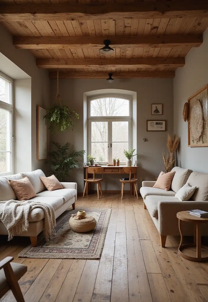 25 Modern Apartment Decor Styles That Feel Fresh and Chic - 7. Rustic Retreat