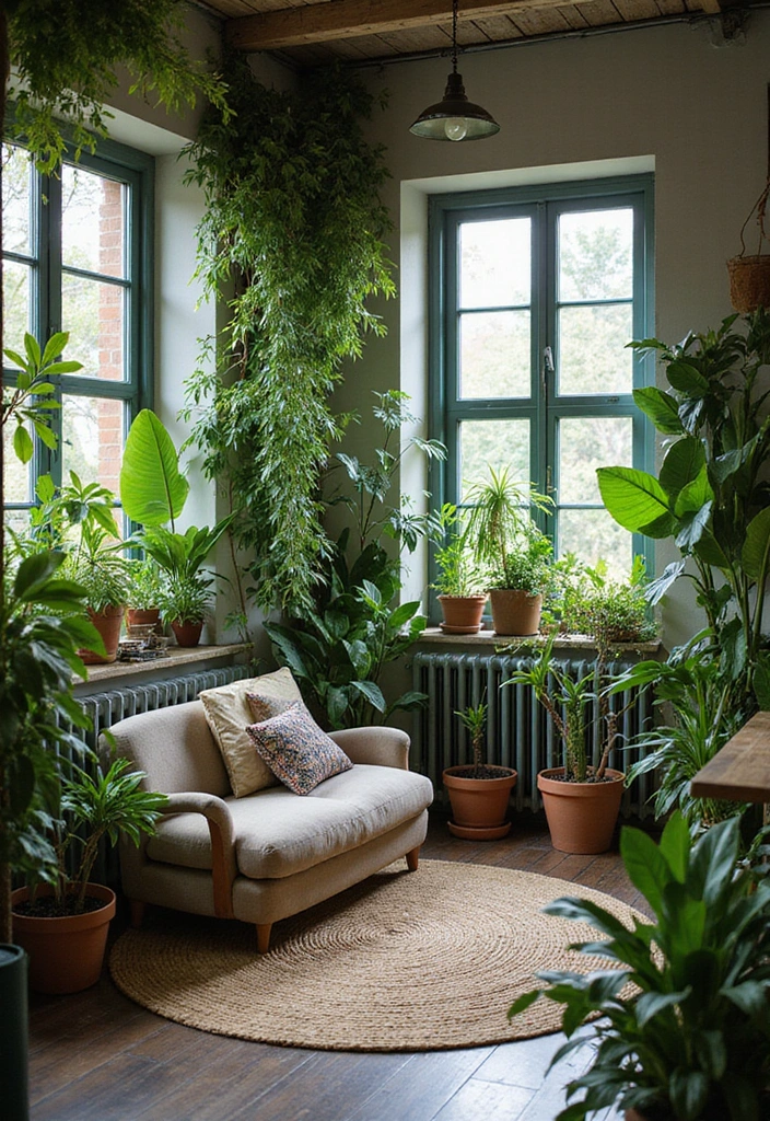 25 Modern Apartment Decor Styles That Feel Fresh and Chic - 9. Urban Jungle