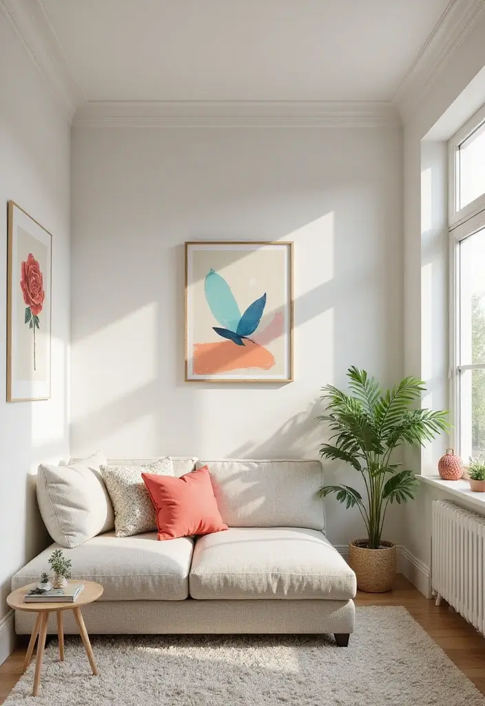 25 Small Apartment Decorating Tricks to Open Up Any Room 1 25 Small Apartment Decorating Tricks to Open Up Any Room - 1. Use Light Colors on Walls