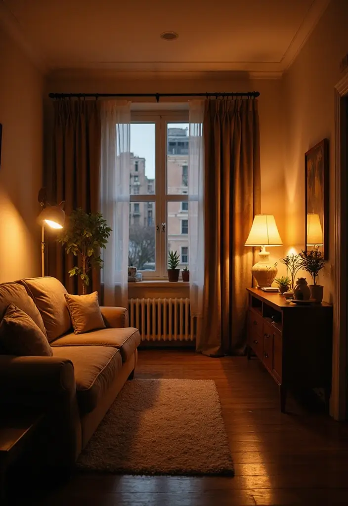 25 Small Apartment Decorating Tricks to Open Up Any Room 14 25 Small Apartment Decorating Tricks to Open Up Any Room - 14. Layer Your Lighting