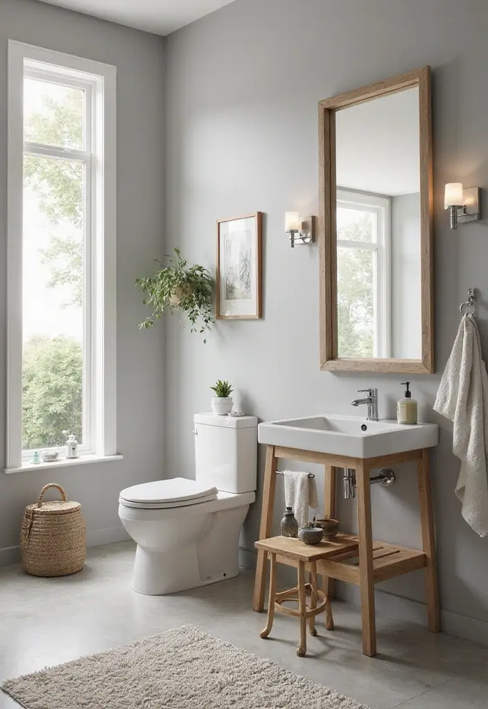 25 Small Space Bathroom Design Solutions That Impress 4 25 Small Space Bathroom Design Solutions That Impress - 4. Multifunctional Furniture