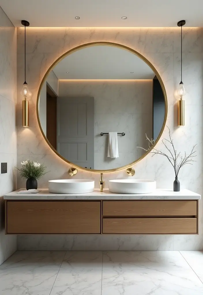 25 Small Space Bathroom Design Solutions That Impress 5 25 Small Space Bathroom Design Solutions That Impress - 5. Mirrors that Create Illusions