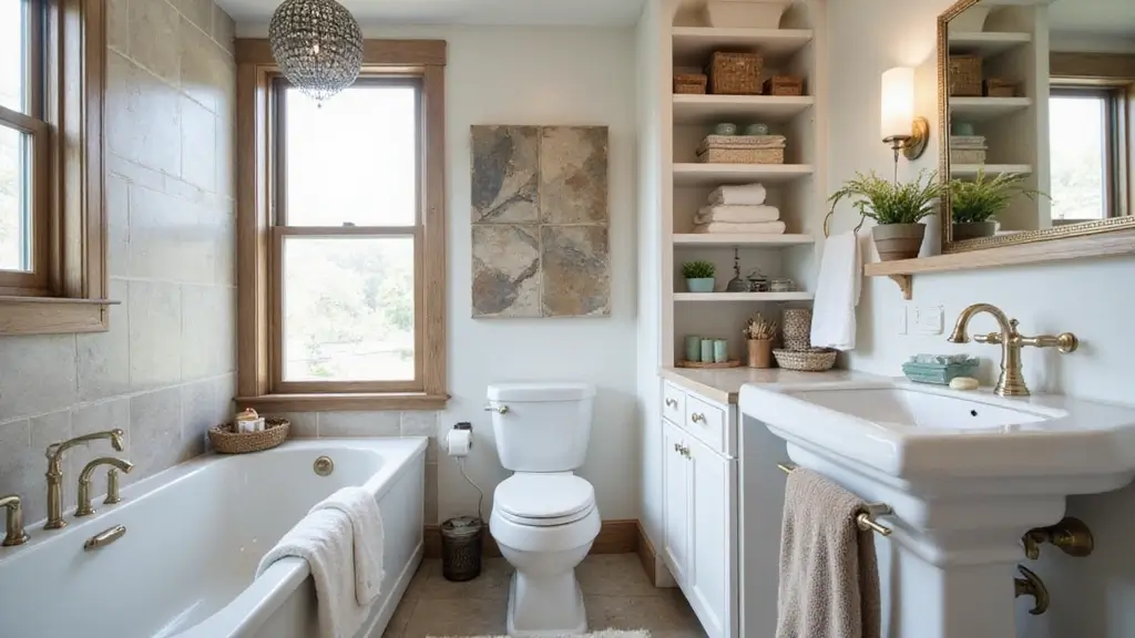 25 Small Space Bathroom Design Solutions That Impress