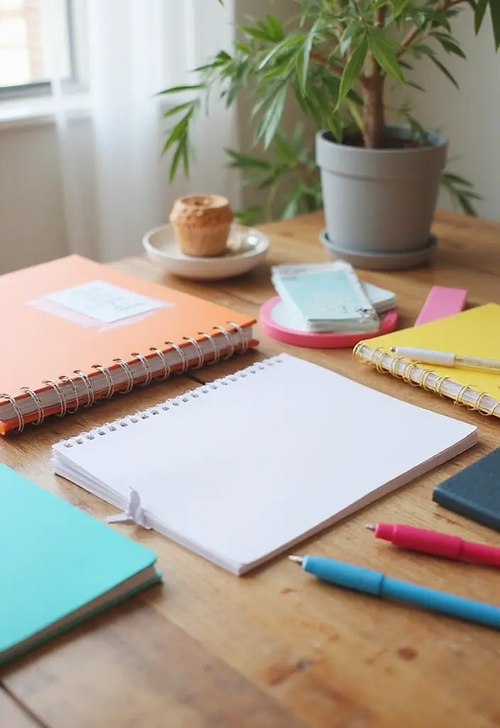 25 Small Space Office Ideas to Boost Focus and Style 14 25 Small Space Office Ideas to Boost Focus and Style - 14. Colorful Office Supplies