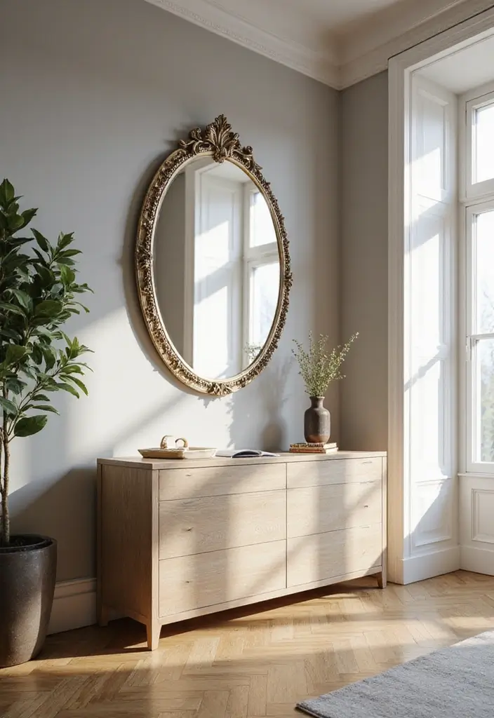 25 Small Space Office Ideas to Boost Focus and Style 6 25 Small Space Office Ideas to Boost Focus and Style - 6. Use of Mirrors