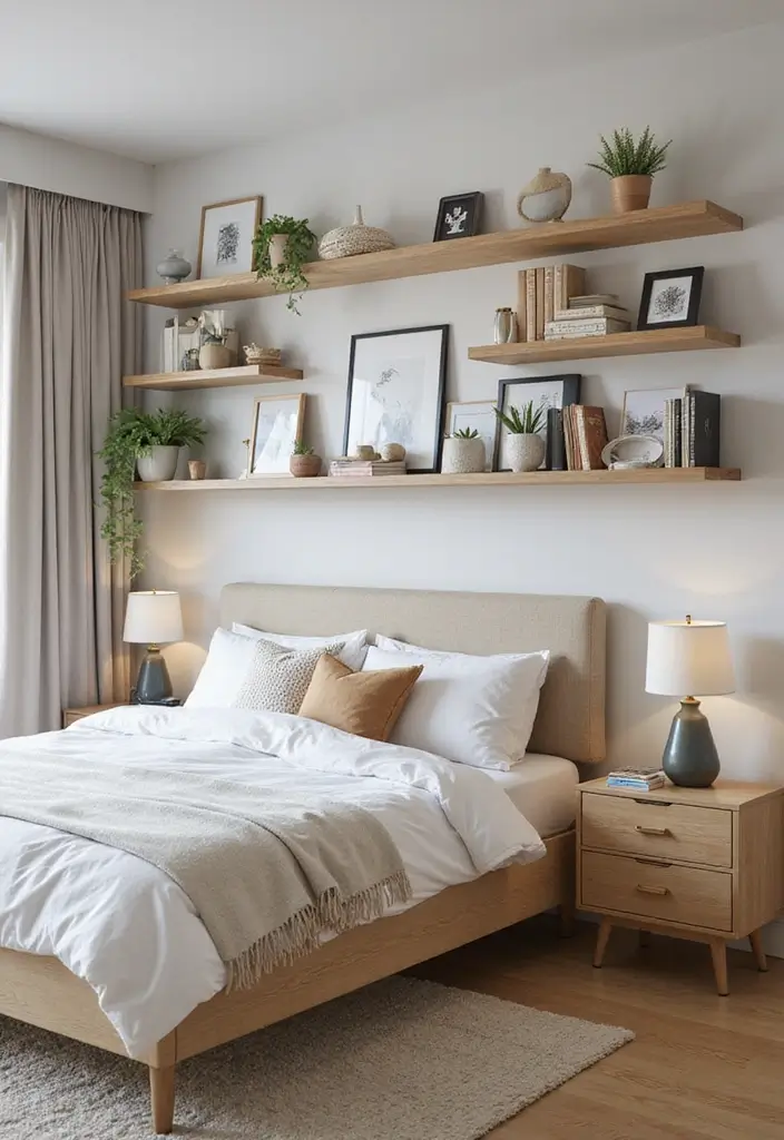 26 Apartment Bedroom Makeovers for a Cozy and Modern Vibe 10 26 Apartment Bedroom Makeovers for a Cozy and Modern Vibe - 10. Smart Bedroom Organization