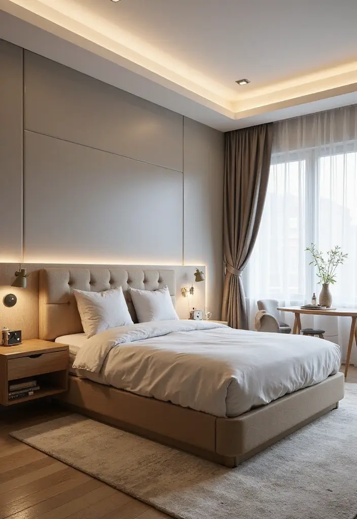 26 Apartment Bedroom Makeovers for a Cozy and Modern Vibe 2 26 Apartment Bedroom Makeovers for a Cozy and Modern Vibe - 2. Multi-Functional Furniture