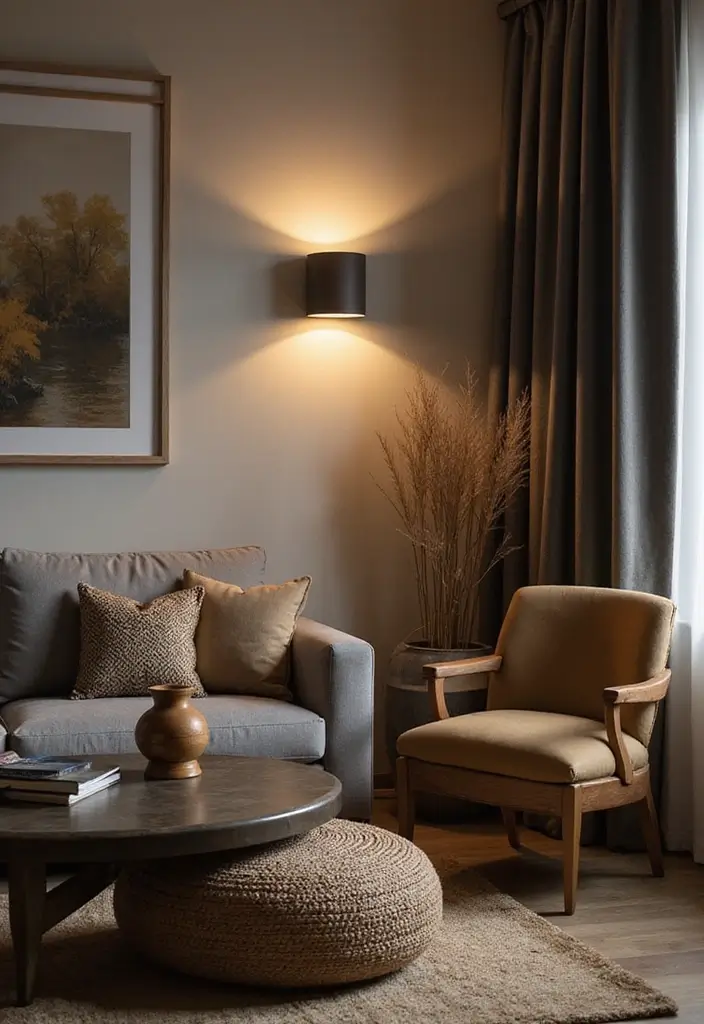 26 Apartment Lighting Ideas That Brighten Up Any Room 17 26 Apartment Lighting Ideas That Brighten Up Any Room - 17. Accent Wall Lighting