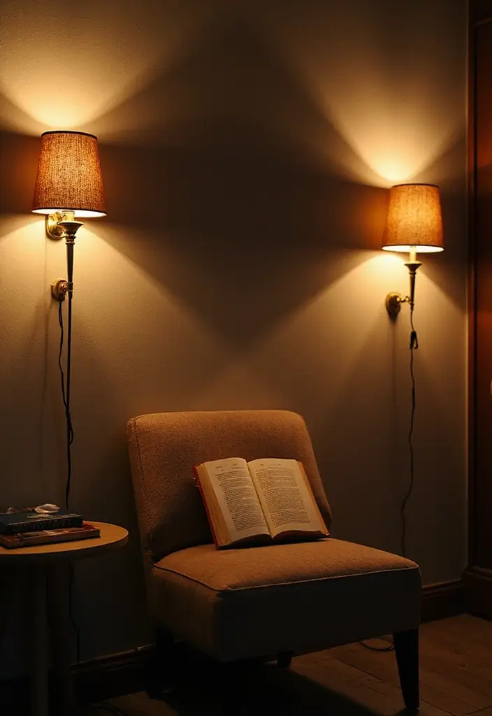 26 Apartment Lighting Ideas That Brighten Up Any Room 23 26 Apartment Lighting Ideas That Brighten Up Any Room - 23. Wall-Mounted Reading Lights