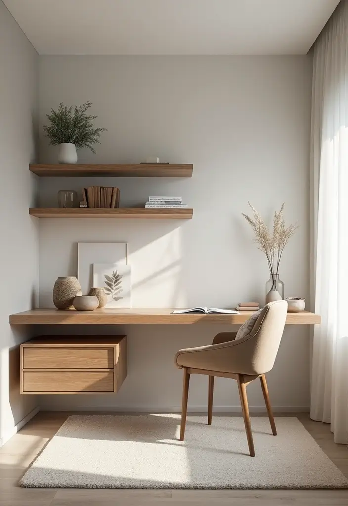 26 Bedroom Studio Ideas That Balance Comfort and Function 7 26 Bedroom Studio Ideas That Balance Comfort and Function 7. Stylish Floating Furniture