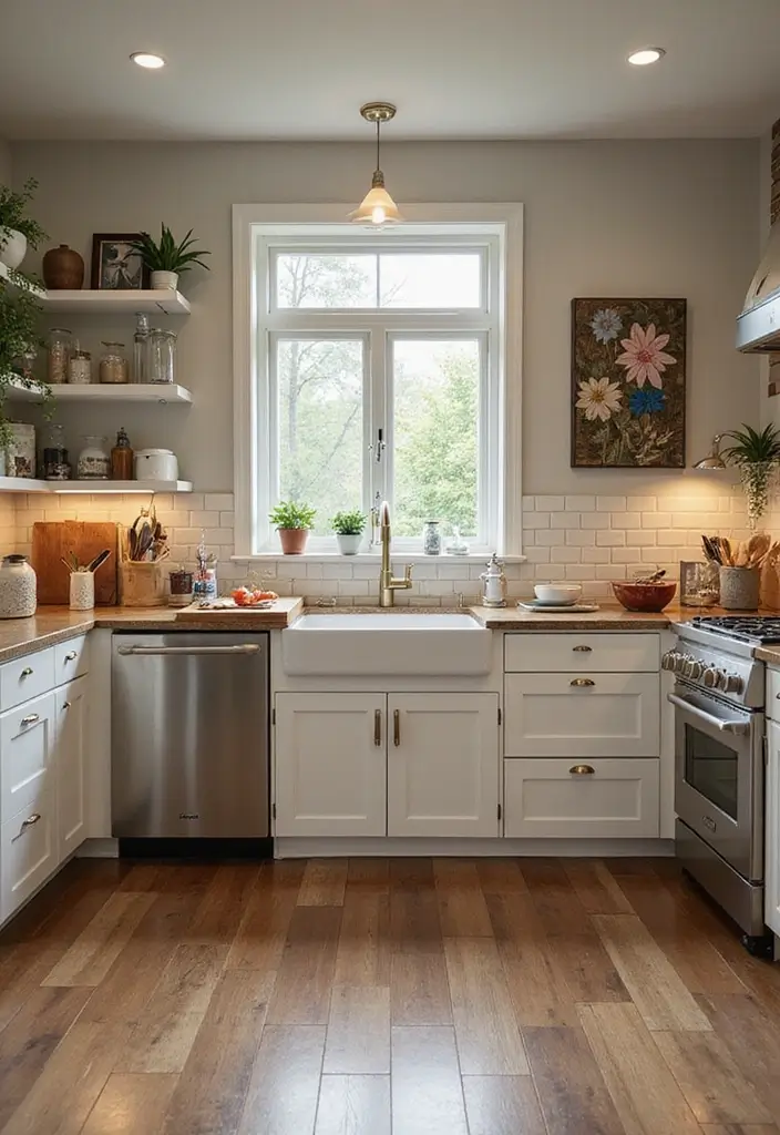 26 Kitchen Apartment Layouts That Save Space Beautifully - 26. Personal Touches