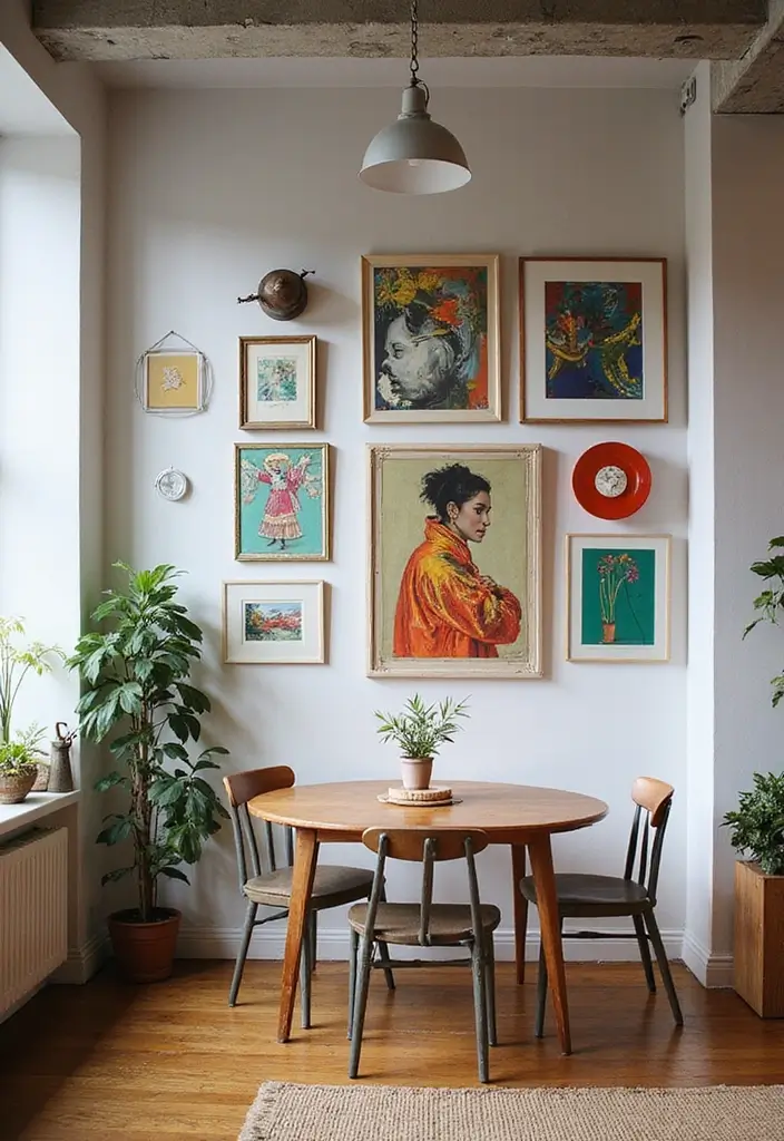 26 Small Loft Apartment Layouts That Save Space Smartly 14 26 Small Loft Apartment Layouts That Save Space Smartly - 14. Personal Touches with Art