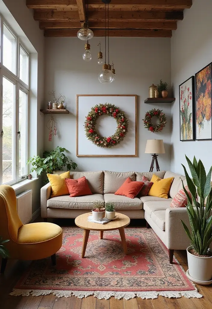 26 Small Loft Apartment Layouts That Save Space Smartly 21 26 Small Loft Apartment Layouts That Save Space Smartly - 21. Seasonal Decor Swaps