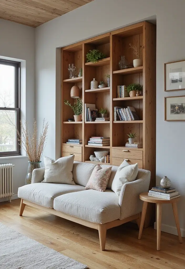 26 Small Loft Apartment Layouts That Save Space Smartly 22 26 Small Loft Apartment Layouts That Save Space Smartly - 22. Custom-Built Furniture