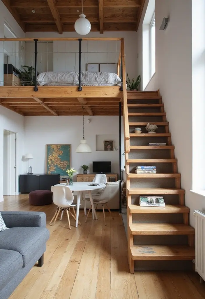 26 Small Loft Apartment Layouts That Save Space Smartly 9 26 Small Loft Apartment Layouts That Save Space Smartly - 9. Balancing Function and Aesthetics