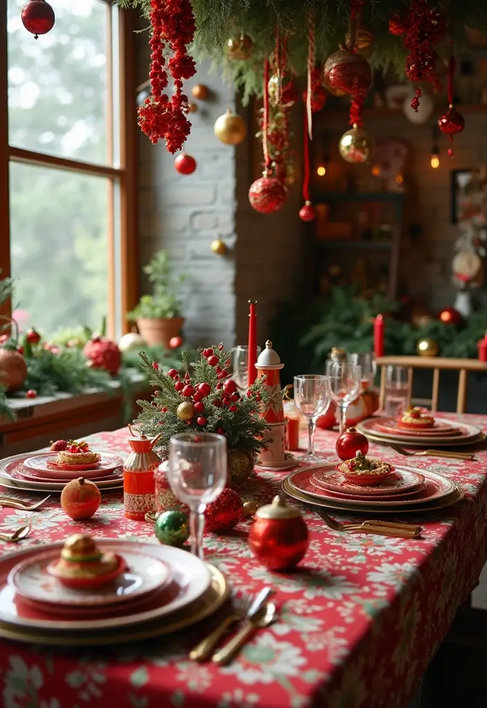 27 Apartment Christmas Decor Ideas That Spark Holiday Magic 11 27 Apartment Christmas Decor Ideas That Spark Holiday Magic - 11. Brighten Up with Color
