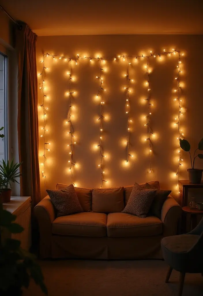 27 Apartment Christmas Decor Ideas That Spark Holiday Magic 3 27 Apartment Christmas Decor Ideas That Spark Holiday Magic - 3. String Lights Galore