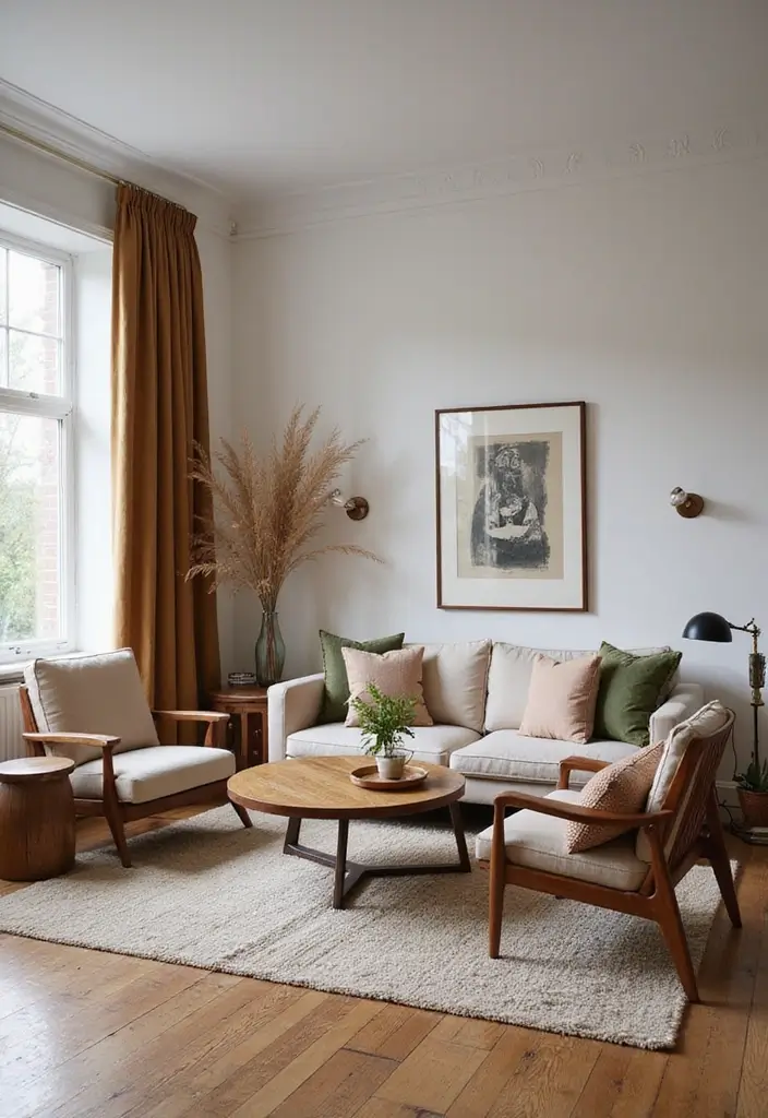 27 Apartment Decor Aesthetic Looks That Are Pinterest-Worthy - 25. Eclectic Furniture Arrangements