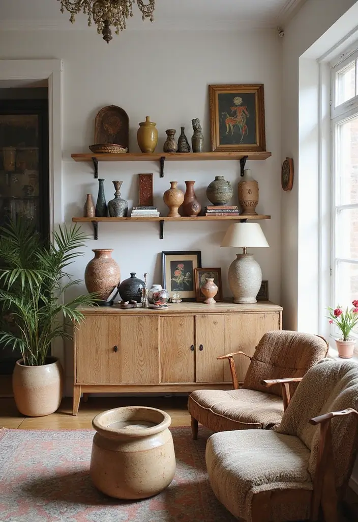 27 Apartment Decor Aesthetic Looks That Are Pinterest-Worthy - 8. Artistic Accessories