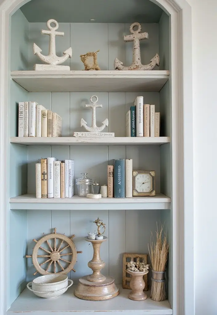 27 Beachy Apartment Ideas That Bring Coastal Vibes Home 17 27 Beachy Apartment Ideas That Bring Coastal Vibes Home - 17. Nautical Themed Accessories