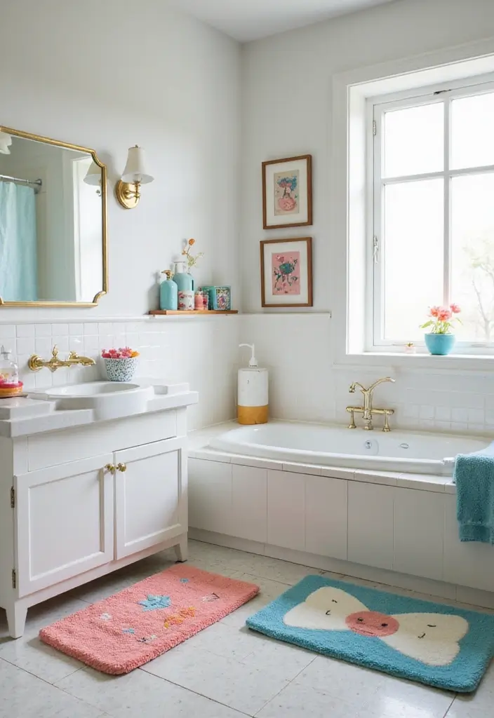 27 Cute Apartment Decor Ideas for a Playful Personal Touch 18 27 Cute Apartment Decor Ideas for a Playful Personal Touch - 18. Playful Bathroom Accessories