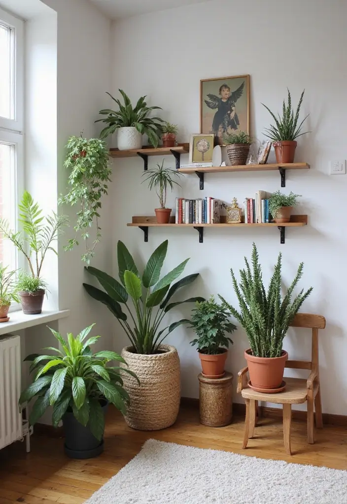 27 Cute Apartment Decor Ideas for a Playful Personal Touch 23 27 Cute Apartment Decor Ideas for a Playful Personal Touch - 23. Creative Corner Displays