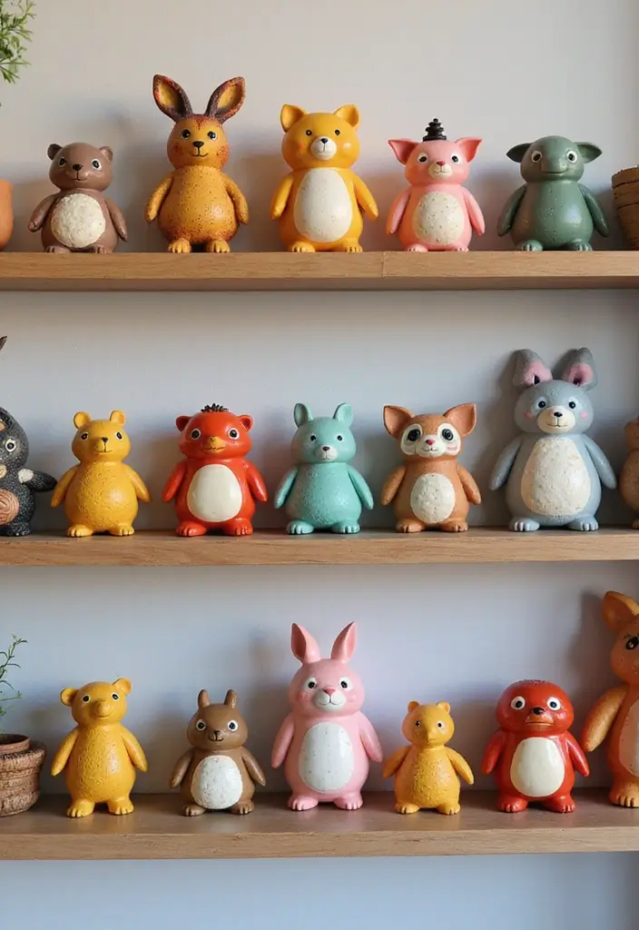 27 Cute Apartment Decor Ideas for a Playful Personal Touch 3 27 Cute Apartment Decor Ideas for a Playful Personal Touch - 3. Quirky Animal Figurines