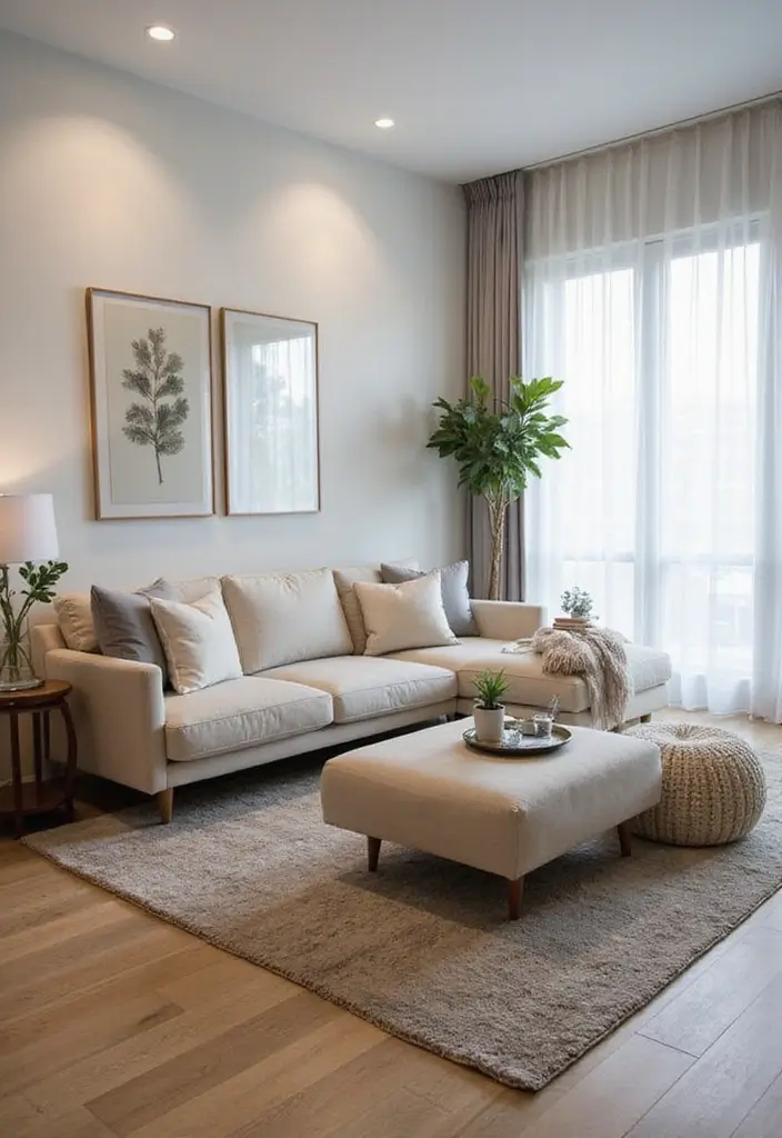 27 Living Room Ideas Apartment Spaces That Look Bigger and Brighter - 3. Utilize Multi-Functional Furniture