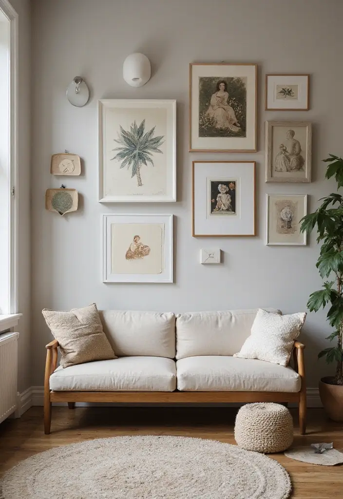 27 NYC Apartment Interior Styles Packed with Personality 15 27 NYC Apartment Interior Styles Packed with Personality - 15. Art Lover's Haven