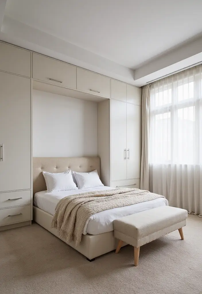 27 Small Space Bedroom Ideas That Feel Bigger Than They Are 2 27 Small Space Bedroom Ideas That Feel Bigger Than They Are - 2. Multi-Functional Furniture: The Swiss Army Knife of Decor