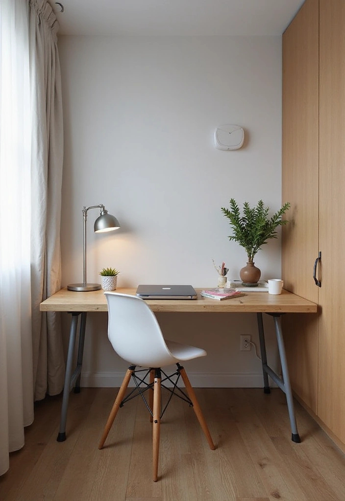 27 Small Space Bedroom Ideas That Feel Bigger Than They Are 24 27 Small Space Bedroom Ideas That Feel Bigger Than They Are - 24. Invest in a Folding Desk for Work or Study