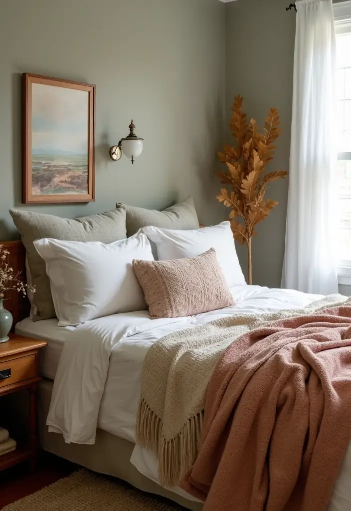 27 Small Space Bedroom Ideas That Feel Bigger Than They Are 27 27 Small Space Bedroom Ideas That Feel Bigger Than They Are - 27. Embrace a Seasonal Refresh with Bedding Changes