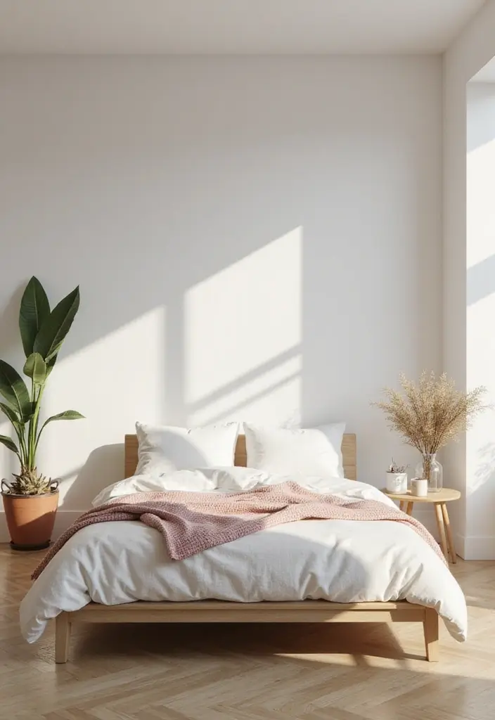 27 Small Space Bedroom Ideas That Feel Bigger Than They Are 6 27 Small Space Bedroom Ideas That Feel Bigger Than They Are - 6. Minimalist Bedroom Design for a Clean Aesthetic