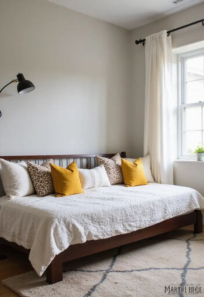 27 Small Space Bedroom Ideas That Feel Bigger Than They Are 7 27 Small Space Bedroom Ideas That Feel Bigger Than They Are - 7. Daybeds for Dual Functionality