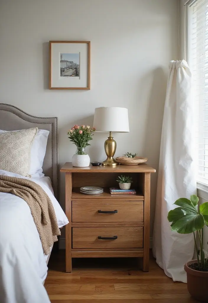 27 Small Space Bedroom Ideas That Feel Bigger Than They Are 8 27 Small Space Bedroom Ideas That Feel Bigger Than They Are - 8. Smart Bedside Tables with Storage