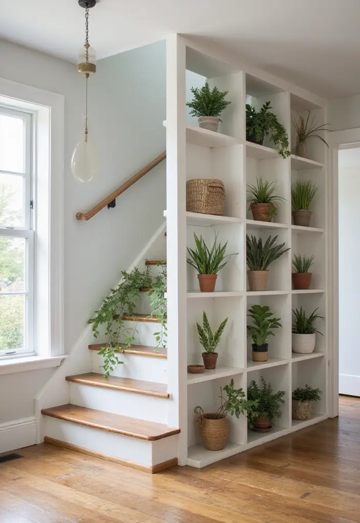 27 Small Space Staircase Designs That Save Room Creatively 7 27 Small Space Staircase Designs That Save Room Creatively - 7. Ladder-Style Storage Steps